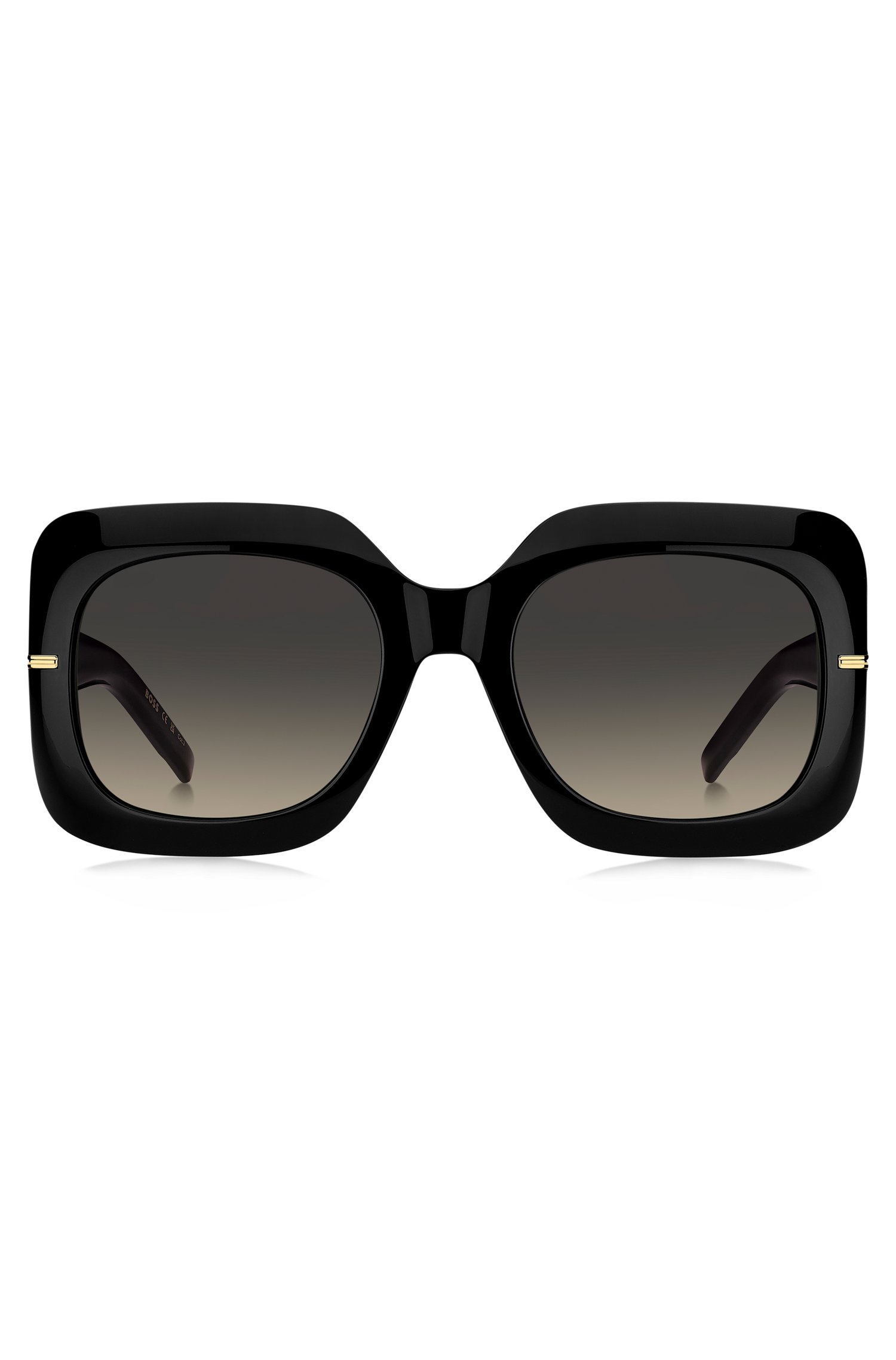 Boss Black-acetate sunglasses with monogram temples solglasögon dam – bild 2