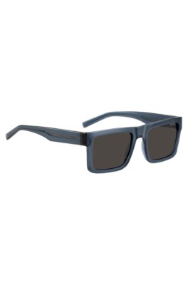 Hugo Transparent-blue sunglasses with grey lenses övrigt herr – bild 3