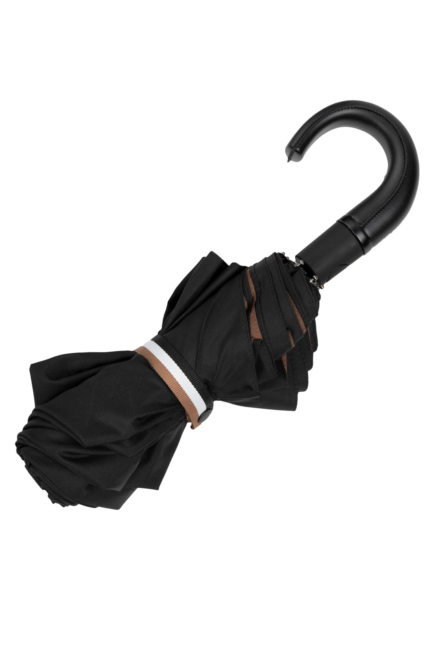 Boss pocket umbrella with camel interior paraplyer & tech herr – bild 2