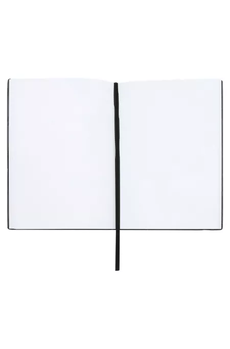 Ensemble carnet A5 en similicuir blanc et stylo à bille