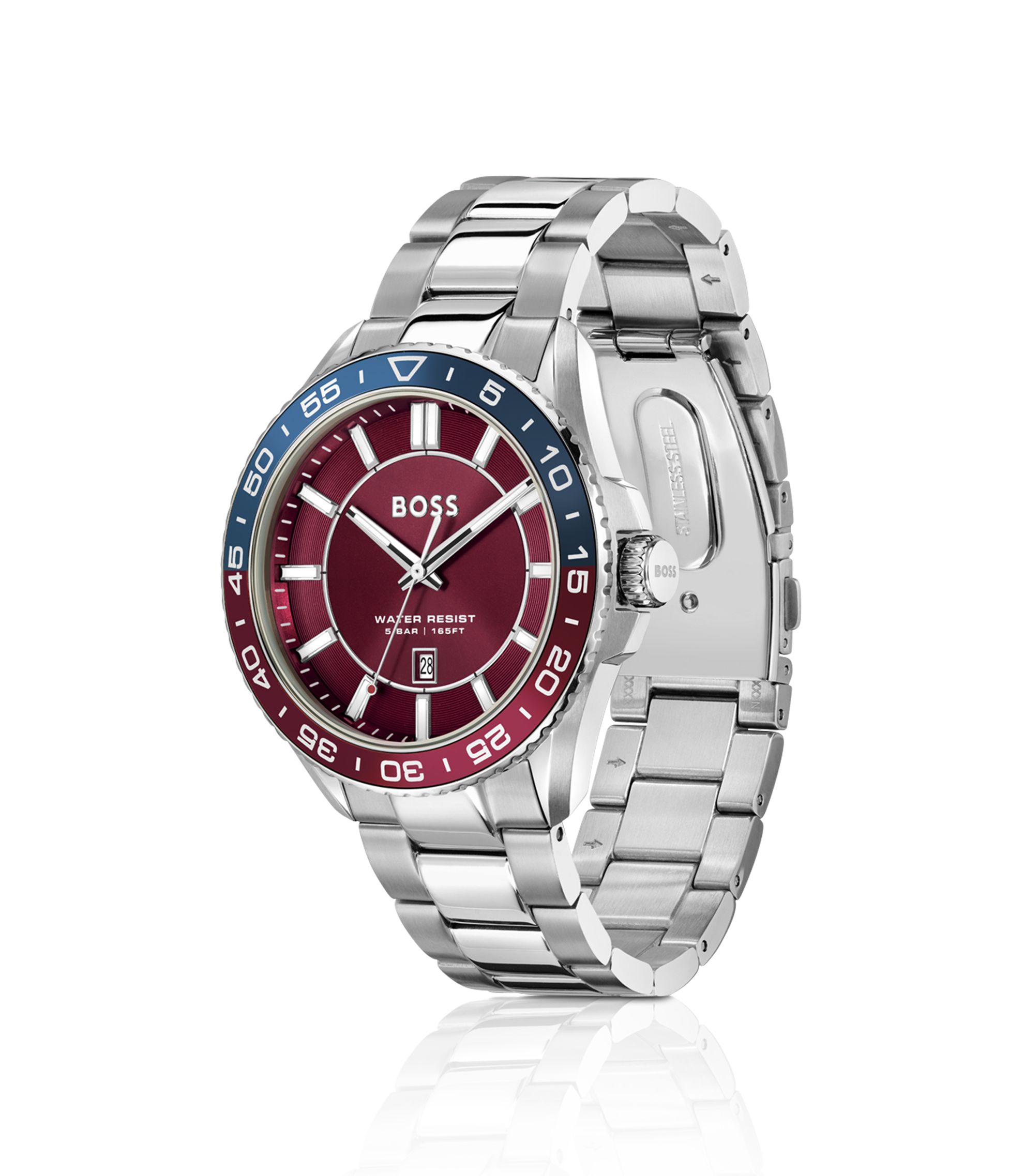 タリスマン　WB H 17個セット BOSS - シルバートーンウォッチ レッドダイヤル＆回転ベゼル