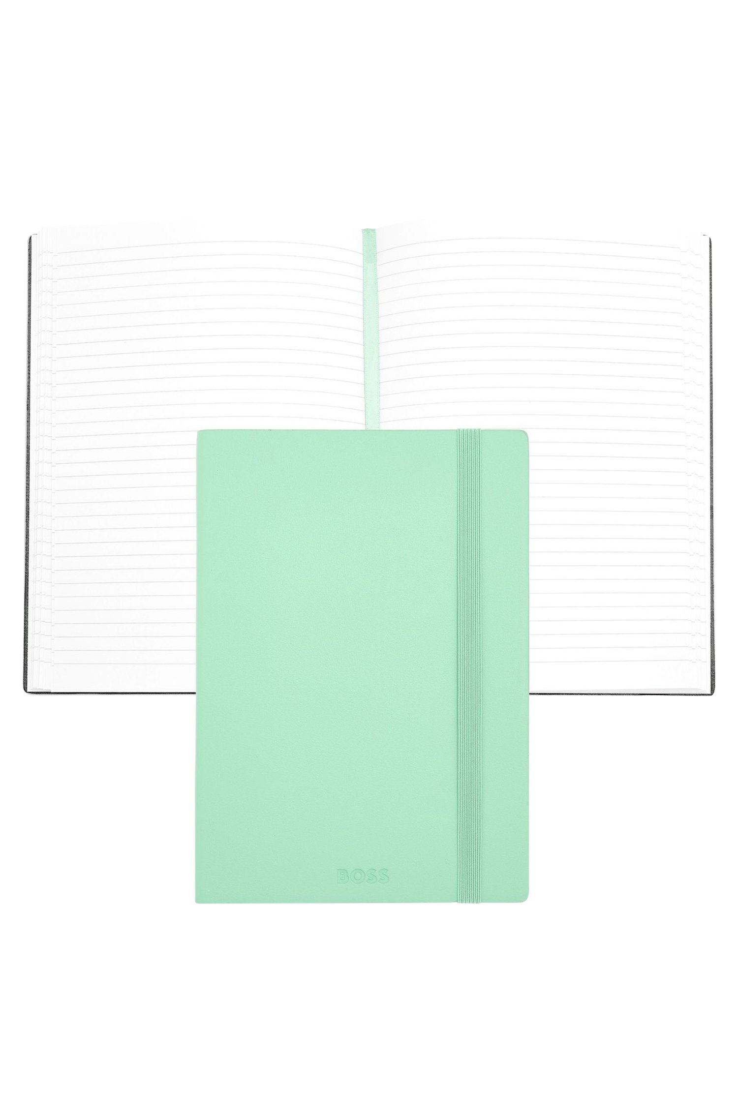 Boss A5 notebook in pastel-green faux leather plånböcker & korthållare dam