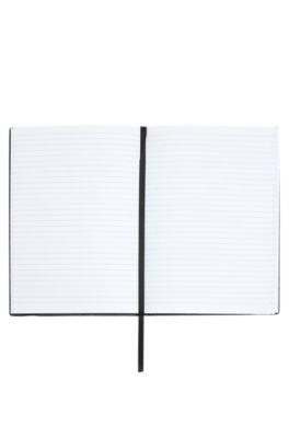 Camel A5 notebook with monogram pattern, Dark Brown