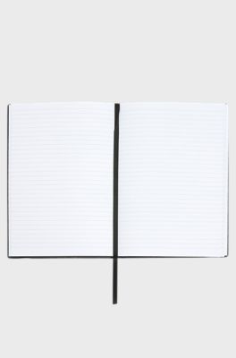 Camel A5 notebook with monogram pattern, Dark Brown