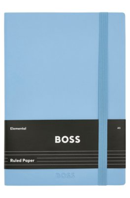 Boss A5 notebook in pastel-blue faux leather övrigt herr – bild 4