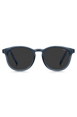 Hugo Blue-acetate sunglasses with rubber trim övrigt herr – bild 2