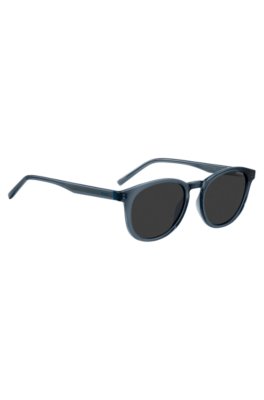 Hugo Blue-acetate sunglasses with rubber trim övrigt herr – bild 3