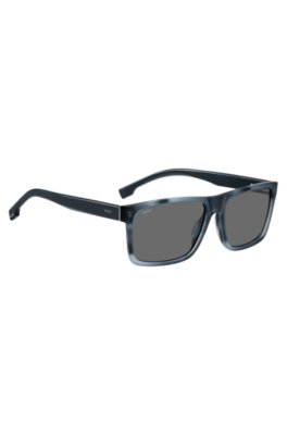 Boss Blue-acetate sunglasses with patterned frames övrigt herr – bild 3