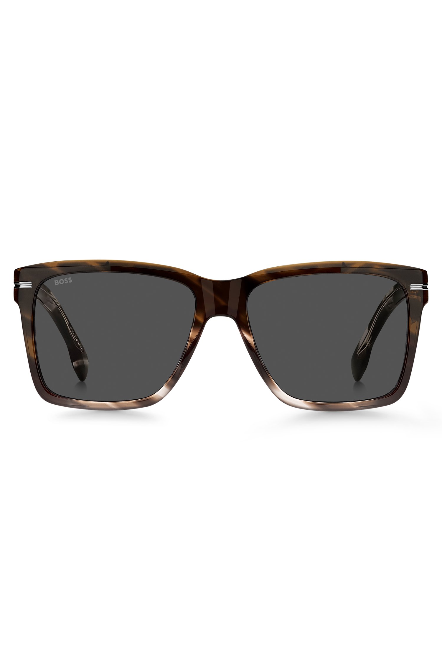 Boss Patterned-acetate sunglasses with silver-tone trims flugor herr – bild 2