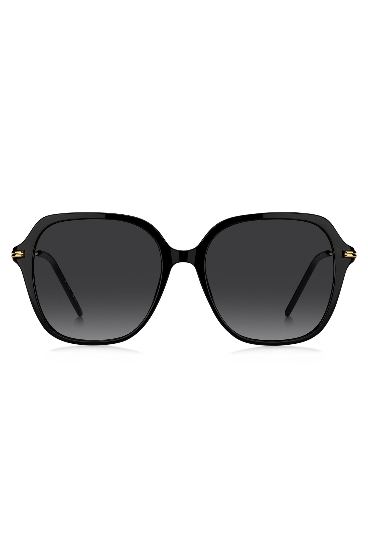 Boss Black-acetate sunglasses with metal temples solglasögon dam – bild 2