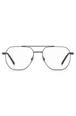 Double-bridge optical frames in metal – Omdömen - Hållbarhet | HUGO
