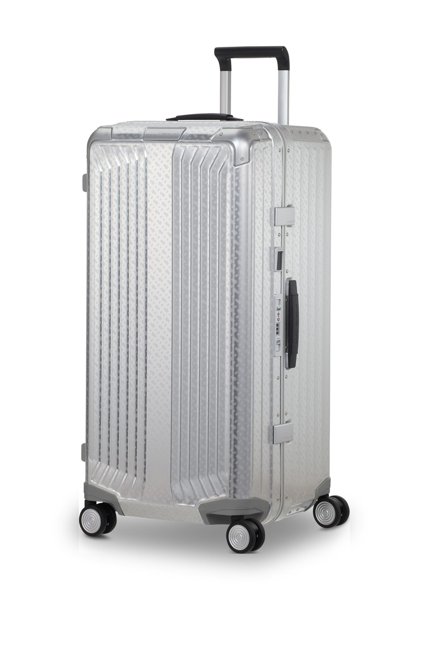 Boss Samsonite silver-tone aluminium trunk suitcase 80cm res- & sportväskor herr – bild 2