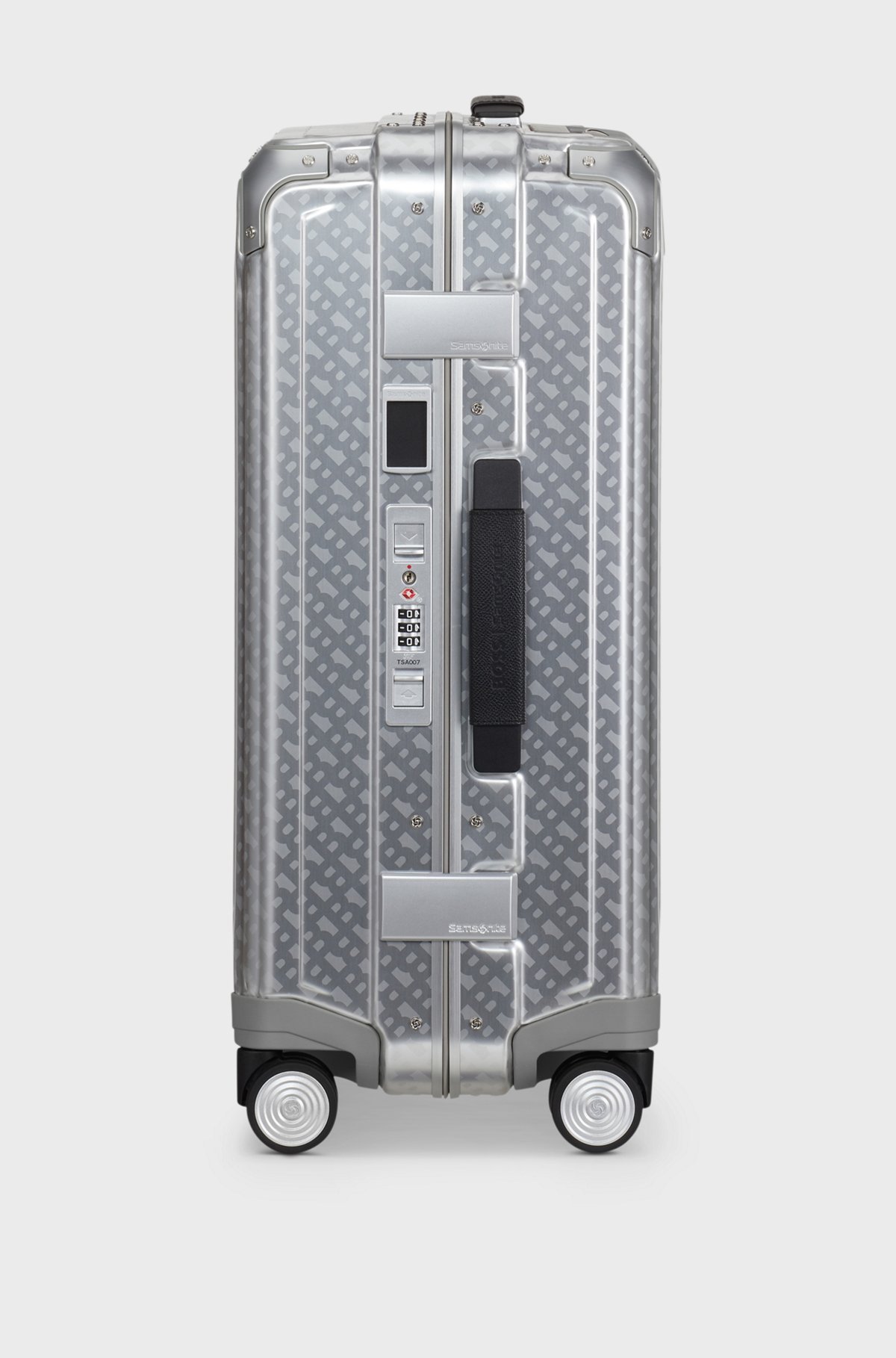 BOSS - BOSS x Samsonite シルバーアルミニウム キャビンサイズ BOSS - BOSS x Samsonite シルバーアルミニウム キャビンサイズ