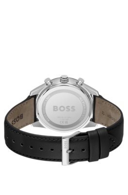 Boss Tourmaster leather-strap watch analoga klockor herr – bild 2