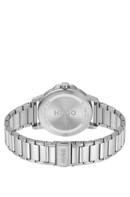 Hugo Blue-dial watch with steel bracelet analoga klockor herr – bild 2