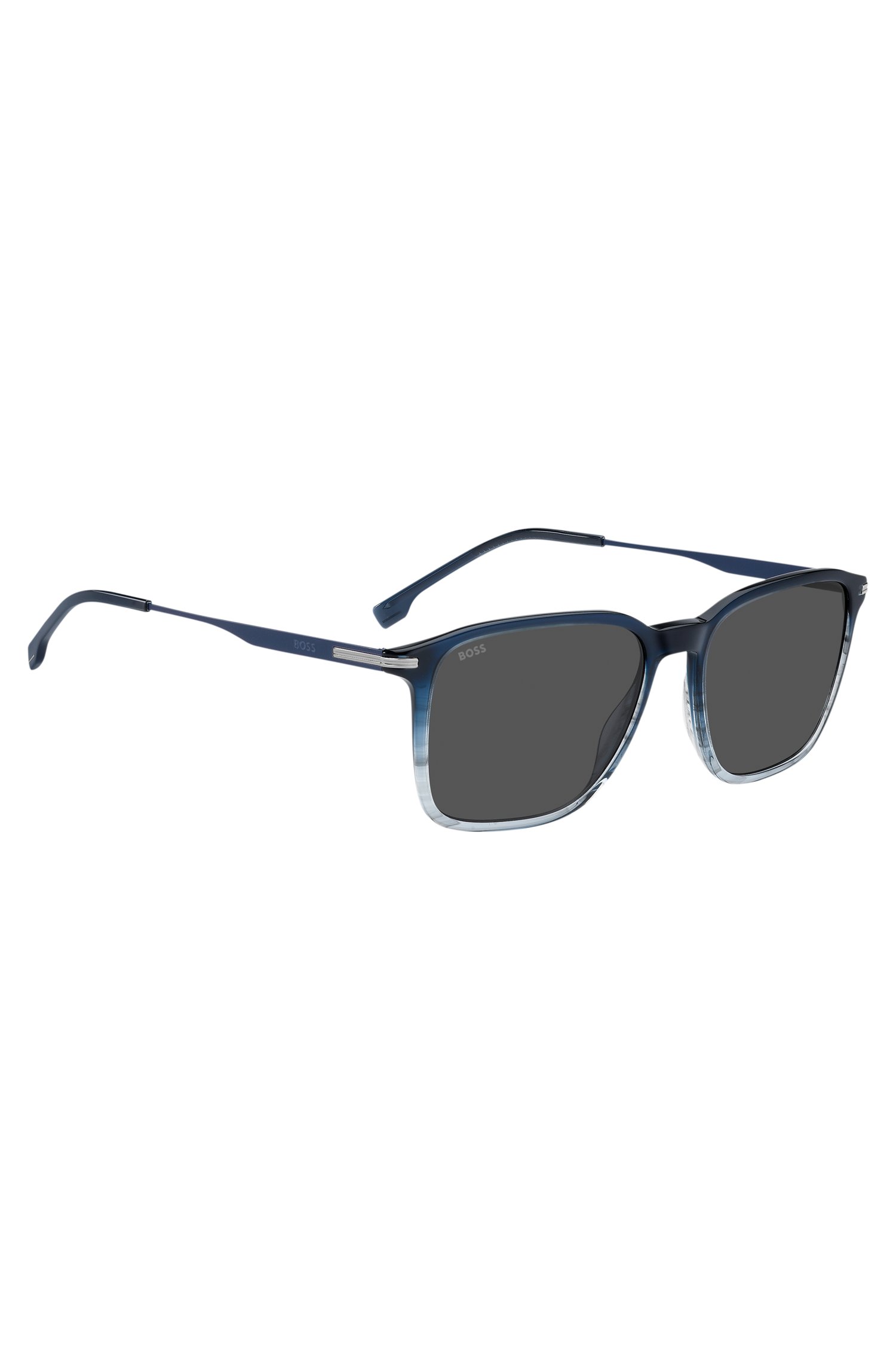 Boss Degradé-blue sunglasses with striped detail solglasögon herr – bild 3