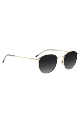 Hugo Gold-tone sunglasses with logo detail övrigt herr – bild 3