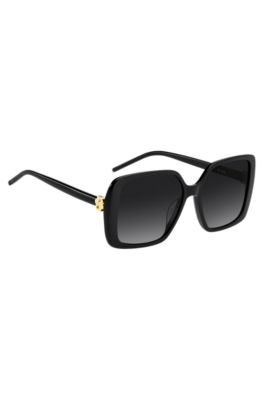 Black sunglasses with Double B monogram, Black