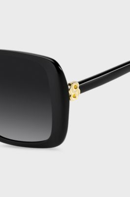 Black sunglasses with Double B monogram, Black
