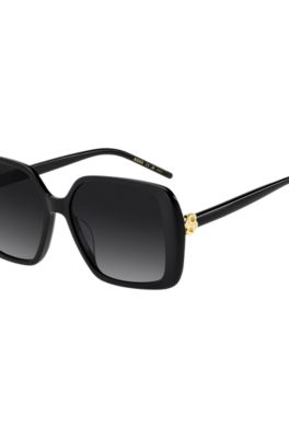 Black sunglasses with Double B monogram, Black
