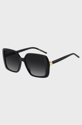 Black sunglasses with Double B monogram, Black