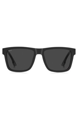 Boss Matte-black sunglasses with logo insert övrigt herr – bild 2