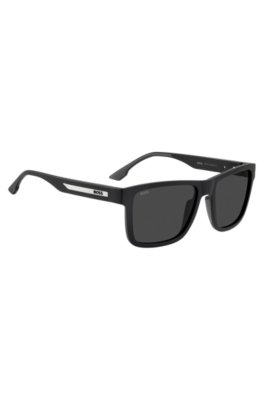 Boss Matte-black sunglasses with logo insert övrigt herr – bild 3