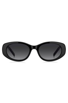 Boss Black-acetate sunglasses with Double B monogram solglasögon dam – bild 2