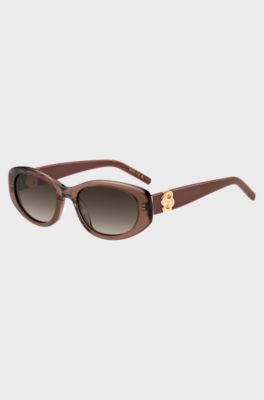 Brown-acetate sunglasses with Double B monogram, Assorted-Pre-Pack