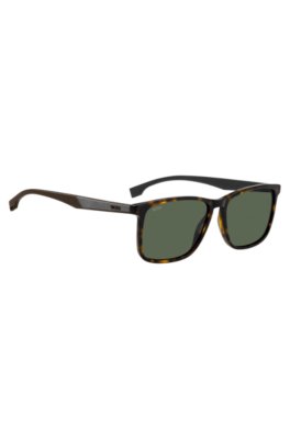 Boss Havana-acetate sunglasses with rubber temples flugor herr – bild 3