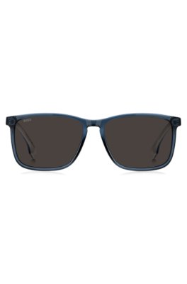 Boss Blue-acetate sunglasses with rubber temples övrigt herr – bild 2