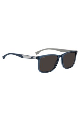Boss Blue-acetate sunglasses with rubber temples övrigt herr – bild 3
