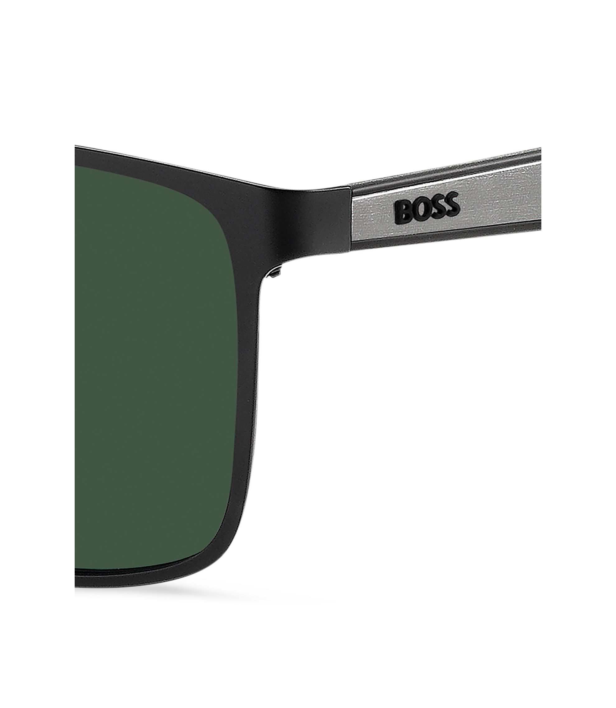 boss114 Amazon.com: Boss Rectangular Sunglasses B1568S 003T4 Matte Black