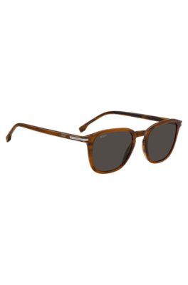 Boss Patterned-acetate sunglasses with temple stripe övrigt herr – bild 3