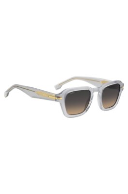 Boss Clear-acetate sunglasses with temple stripe flugor herr – bild 3