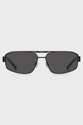 HUGO Eyewear x VCARB Wrap-style sunglasses with rubber logo, Assorted-Pre-Pack