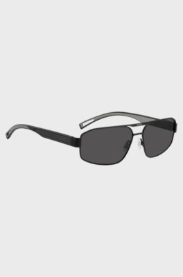 HUGO Sonnenbrille im Wrap-Stil mit Gummi-Logo, Assorted-Pre-Pack