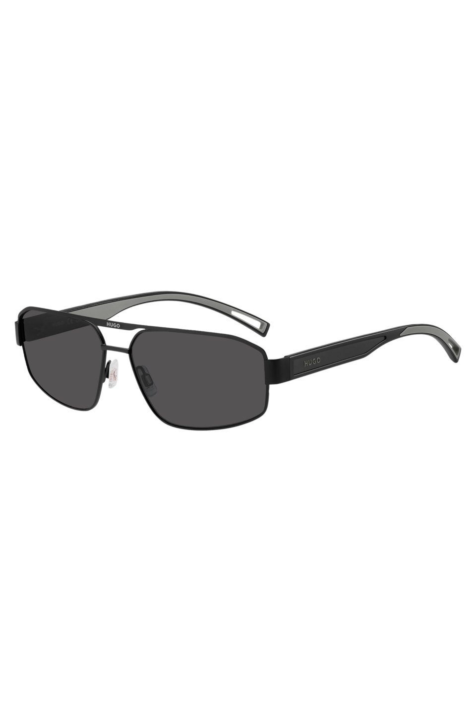 Eyewear Wrap-style sunglasses with rubber logo