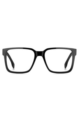 Boss Black-acetate optical frames with logo plaque flugor herr – bild 2