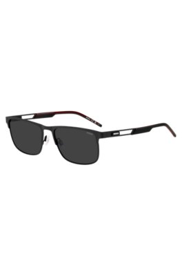 sunglasses with rubber logo