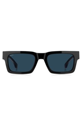 Boss Black-acetate sunglasses with Double B monogram flugor herr – bild 2