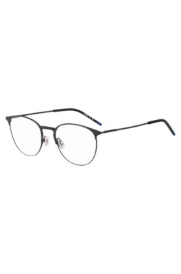Matte-black optical frames in ultra-lightweight steel