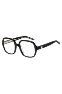 Black-acetate optical frames with Double B monogram, Black