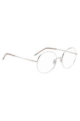 Hugo Round optical frames with rose-coloured trims övrigt dam – bild 3