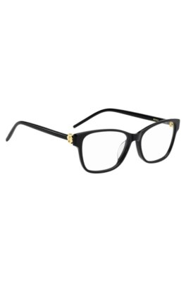 Boss Black-acetate optical frames with Double B monogram övrigt dam – bild 3