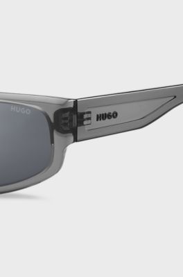 Grey-acetate sunglasses with cut-out details, Assorted-Pre-Pack