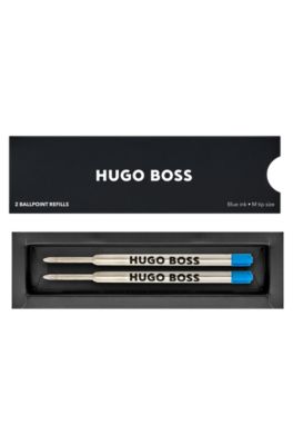 Two-pack of blue-ink ballpoint pen refills, Blue