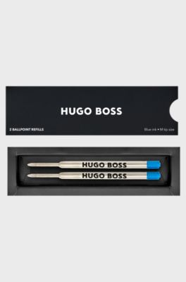 Two-pack of blue-ink ballpoint pen refills, Blue