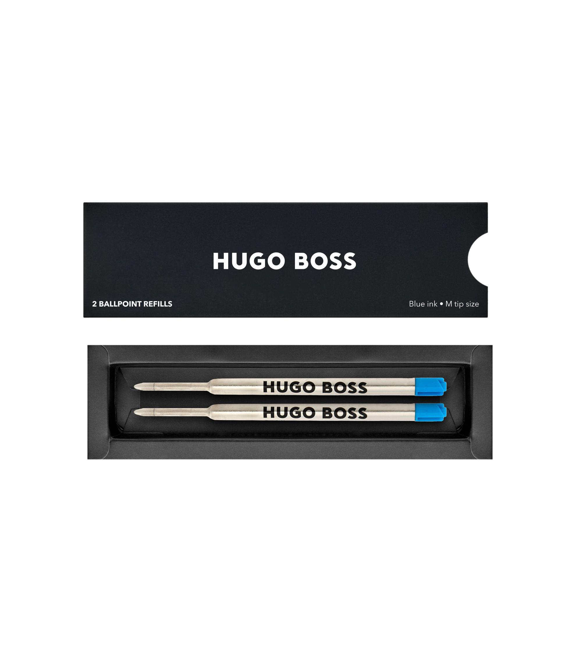 Nachfüllminen für Kugelschreiber mit blauer Tinte im Zweierpack