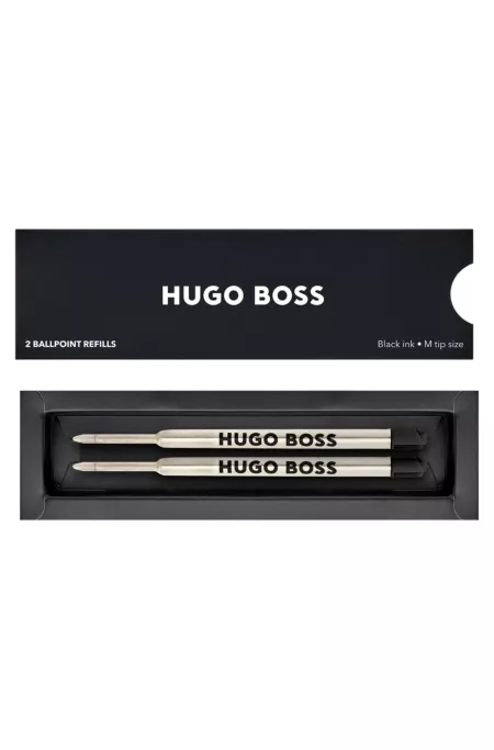 Two-pack of black-ink ballpoint pen refills